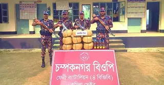 ফেনী সীমান্তে বিজিবির অভিযানে ভারতীয় গাঁজা ও মদ জব্দ